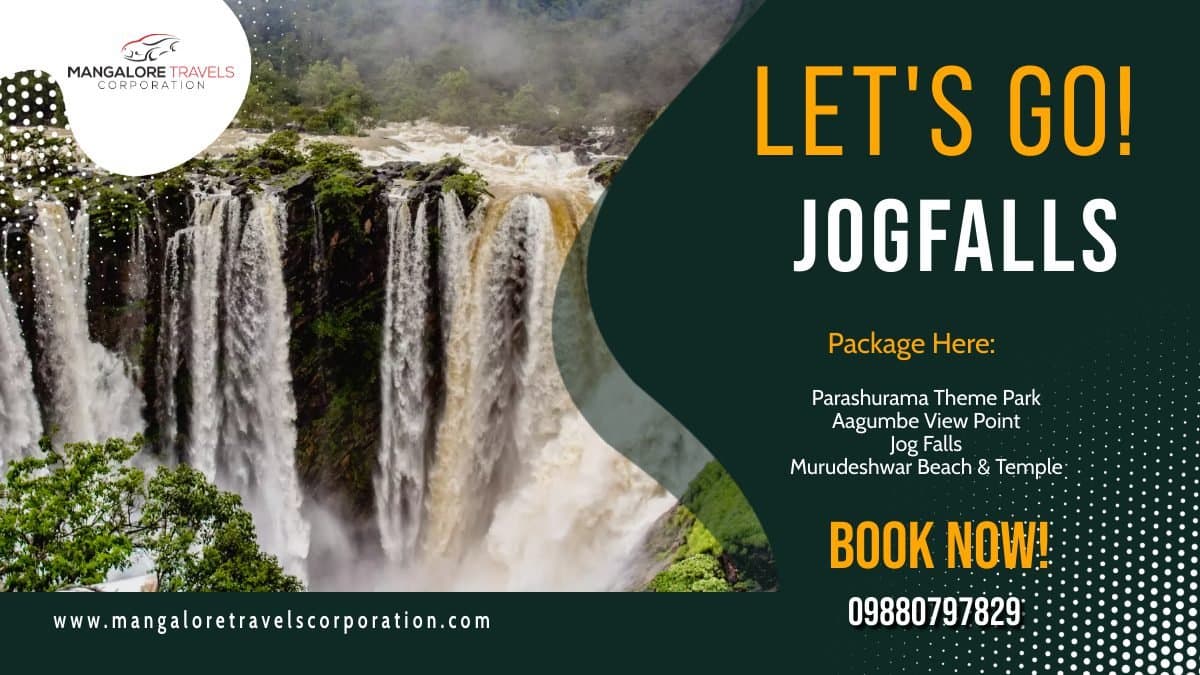 Mangalore Airport to Jog Falls taxi service and cab fare