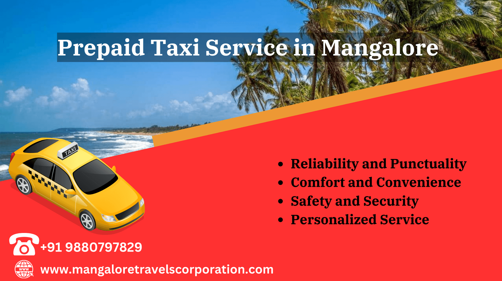 Prepaid taxi service in Mangalore