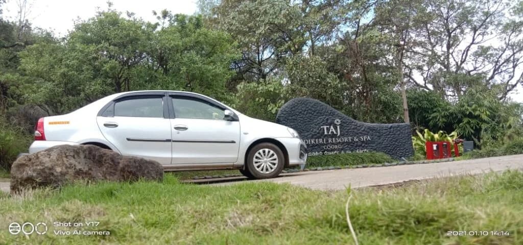 Mangalore to Mangalore to Taj Bekal cab — photo 1